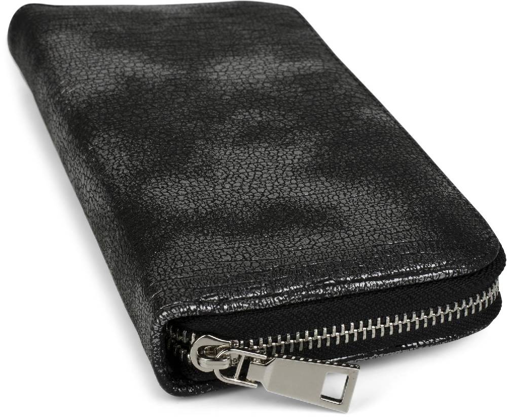 Stylebreaker Geldbörse genarbt Antik Metallic Riesige Ersparnisse