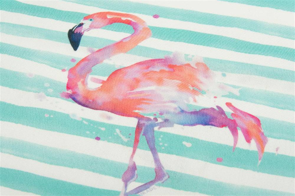 Stylebreaker Einkaufstasche mit Streifen und Flamingo JETZT KAUFEN