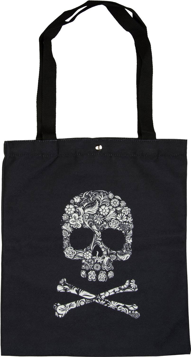 Stylebreaker Einkaufstasche mit Totenkopf
