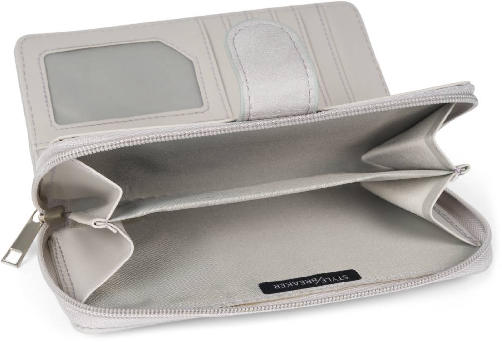 Stylebreaker Geldbörse im 2-Tone Metallic Look Letzte 2 Tage