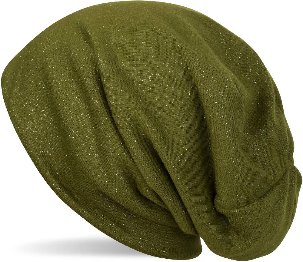 Stylebreaker Beanie mit All Over Glitzer