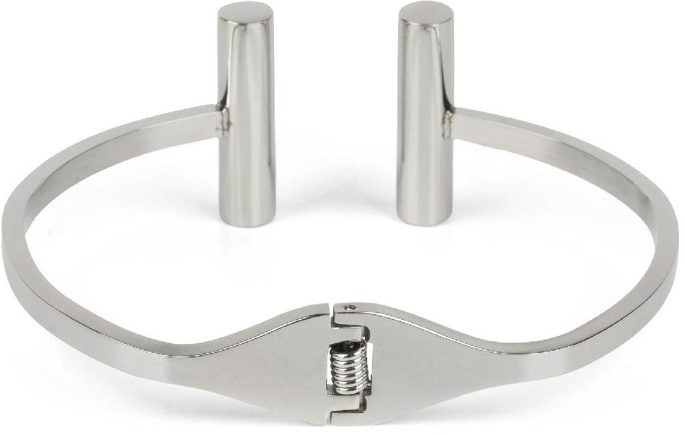 Stylebreaker Edelstahl Armreif mit Stab Schmuck Begrenzt auf 3 Tage
