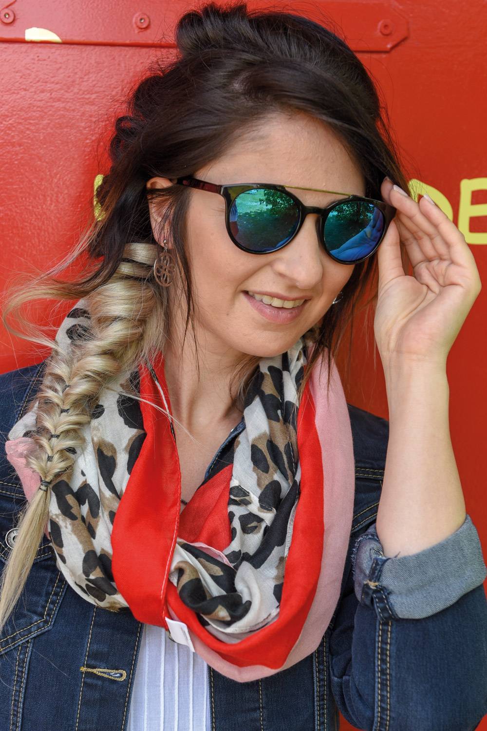 Stylebreaker Sonnenbrille mit runden Gläsern 2025