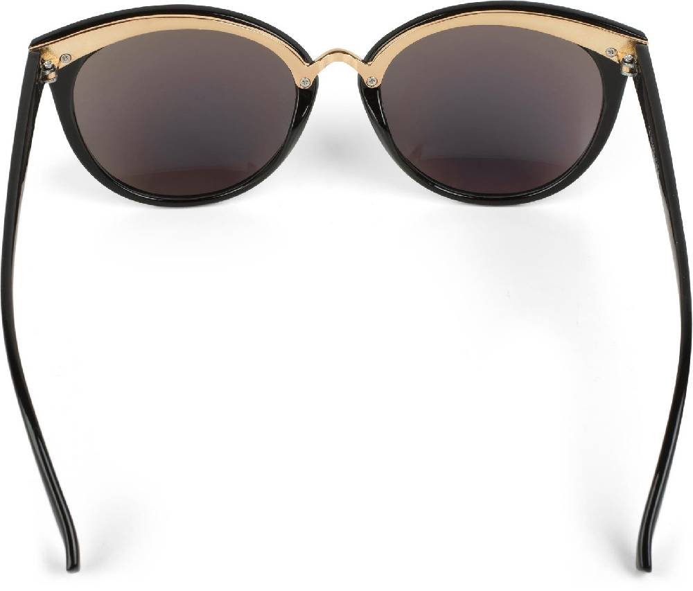 Stylebreaker Cat Eye Sonnenbrille Material-Mix-Rahmen Outlet