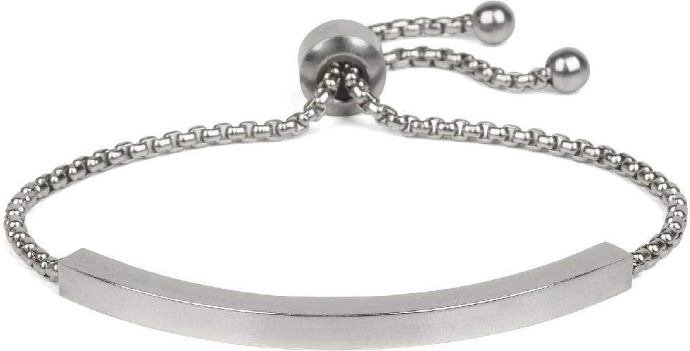 Stylebreaker Edelstahl Slider Armband
