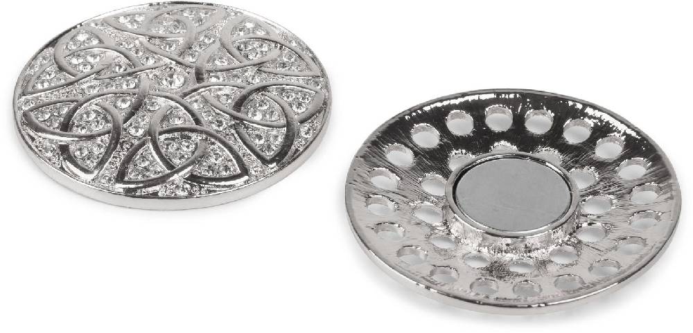 Stylebreaker Magnet Brosche mit Ornament und Strass Meist gekauft