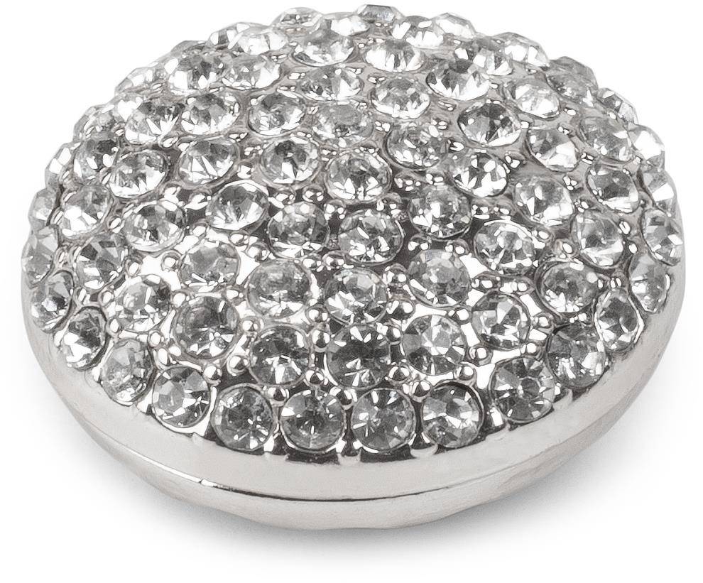 Stylebreaker Kleine runde Magnet Brosche mit Strass Blitzverkäufe