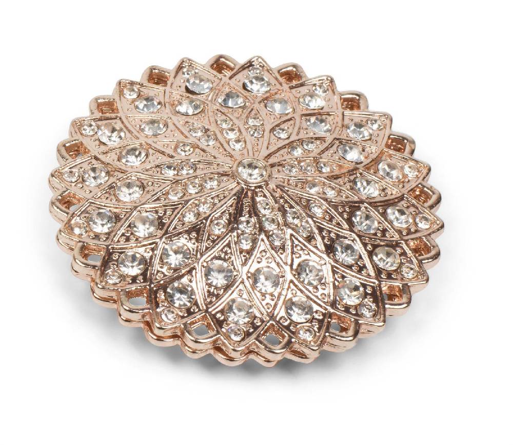 Stylebreaker Magnet Brosche mit Strass Sonderangebot