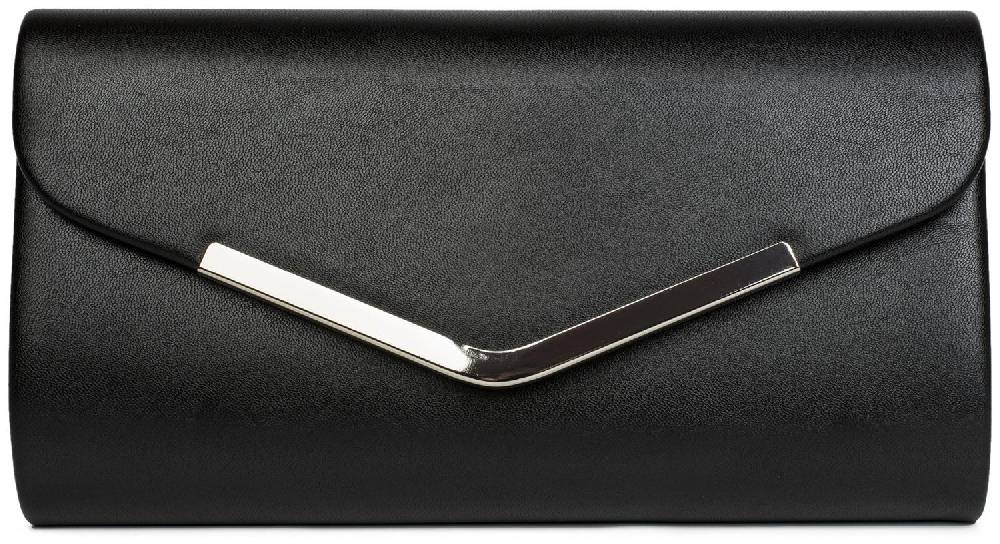 Stylebreaker Clutch im Envelope Design mit Metall Zierleiste Rabatt