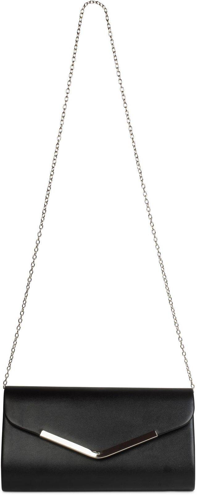 Stylebreaker Clutch im Envelope Design mit Metall Zierleiste Rabatt