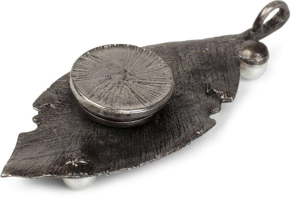 Stylebreaker Blatt Magnet Brosche mit Perle Flash Sale