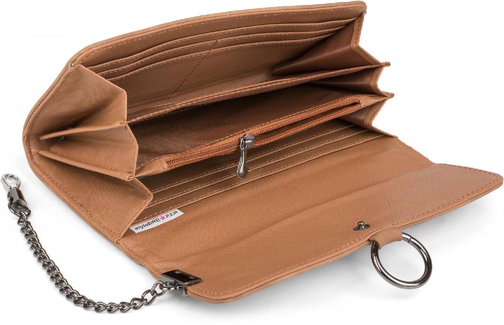 Stylebreaker Geldbörse mit Ring und Kette Neueste Mode