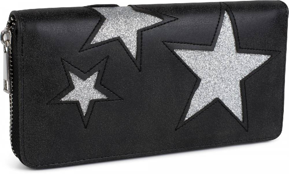 Stylebreaker Geldbörse mit glitzerndem Stern Cutout Große Rabatte