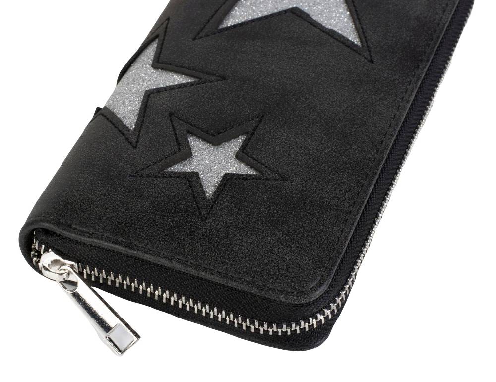 Stylebreaker Geldbörse mit glitzerndem Stern Cutout Große Rabatte