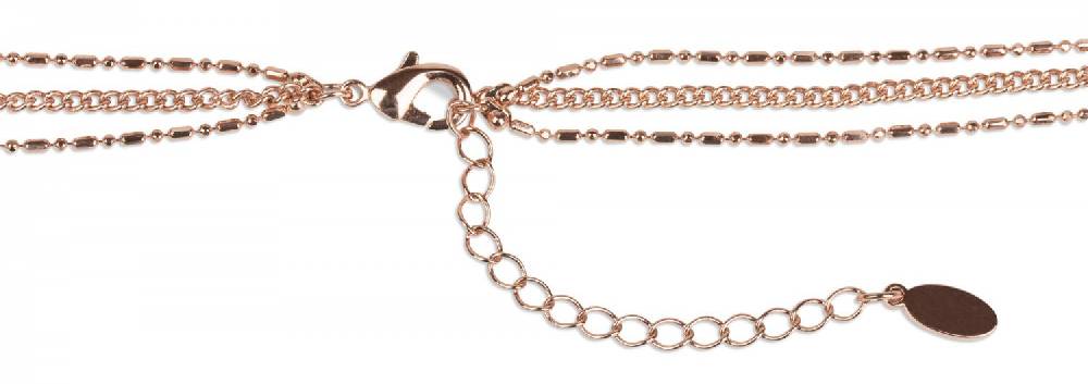 Stylebreaker Halskette mit Blatt Anhänger und Strass Saisonale Angebote