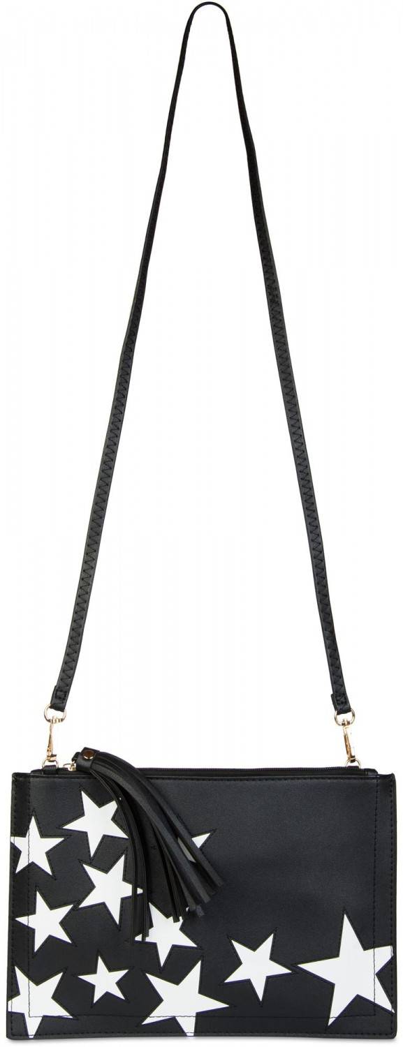 Stylebreaker Clutch mit Sterne Muster Bis zu 65% Rabatt