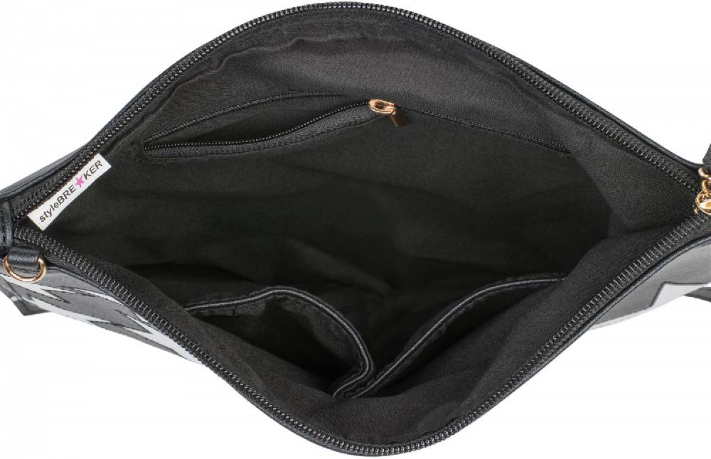 Stylebreaker Clutch mit Sterne Muster Bis zu 65% Rabatt