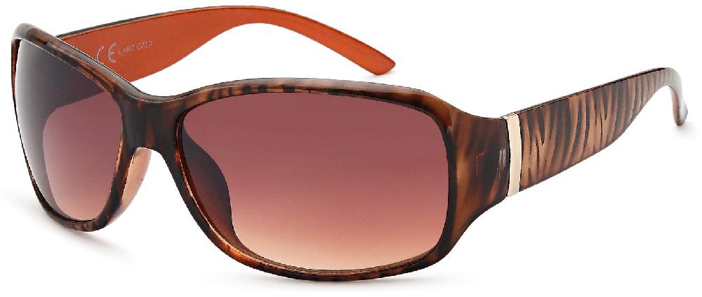 Stylebreaker Sonnenbrille Schmetterlingsform mit Streifen