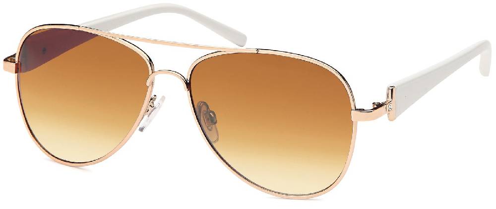 Stylebreaker Getönte Piloten Sonnenbrille mit Strass