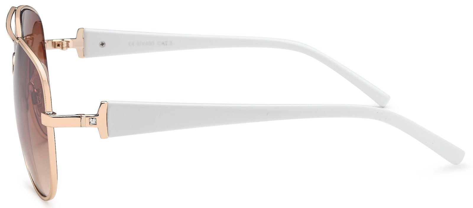 Stylebreaker Getönte Piloten Sonnenbrille mit Strass Verkauf