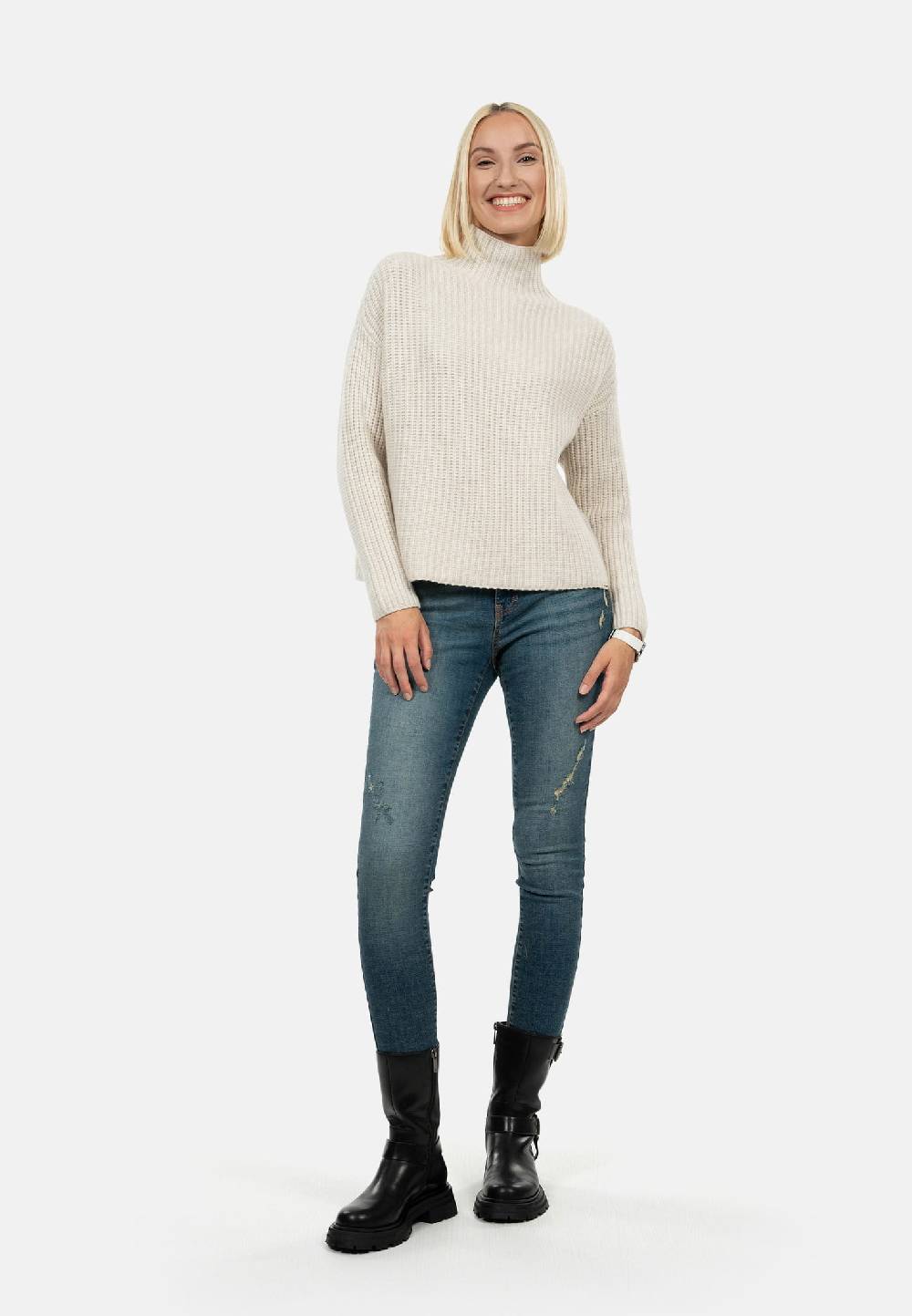 Suri Frey Strickpullover mit Turtleneck SFY Freyday Super Sparpreis